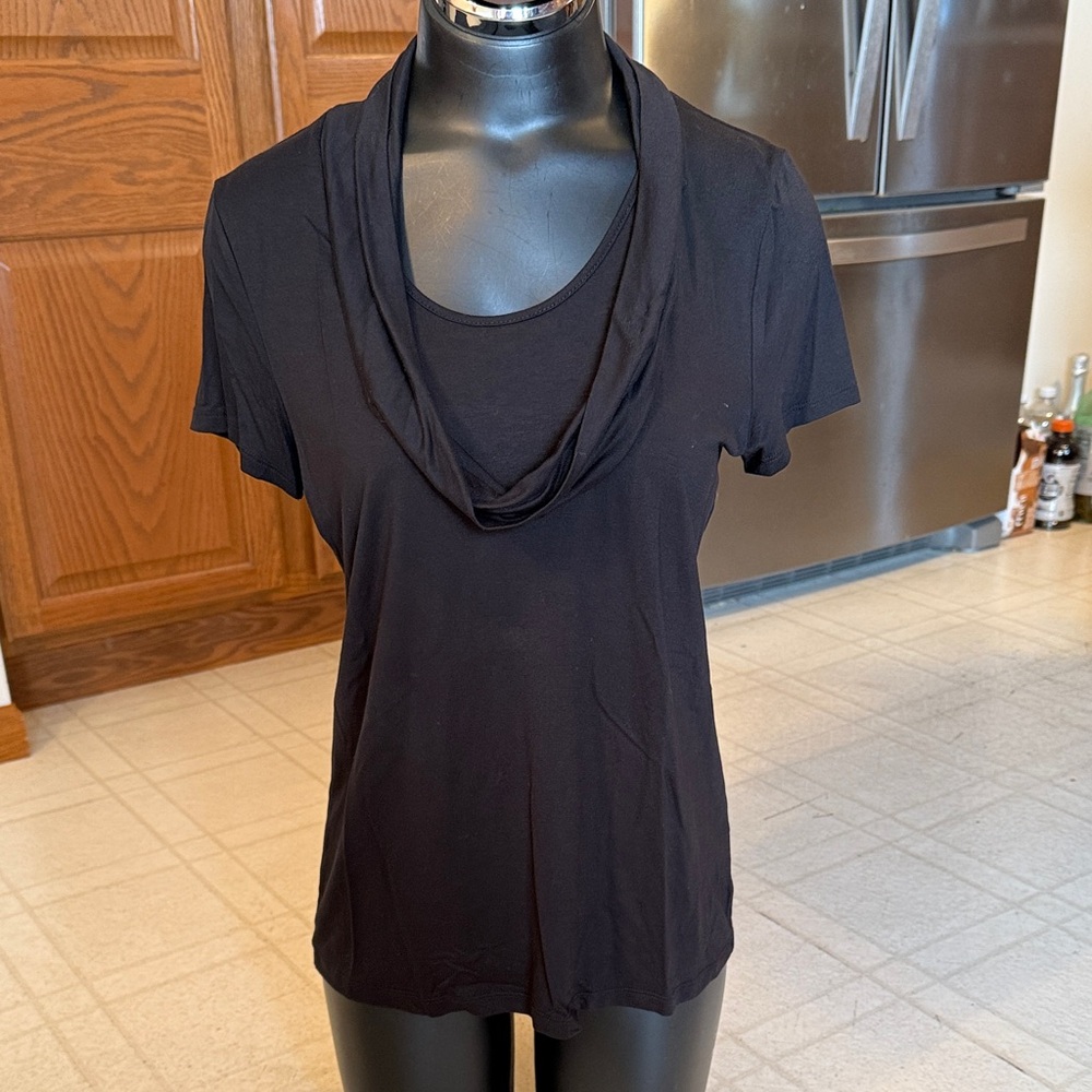 Talbots cowl neck shirt sleeve top. Size Medium. New with tag.